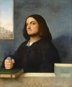 Portret van een Venetiaanse Edelman, ca. 1510 door Giorgione da Castelfranco
